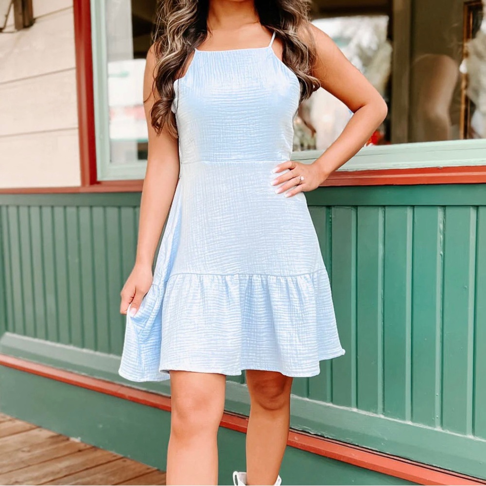 Nanamacs light blue dress